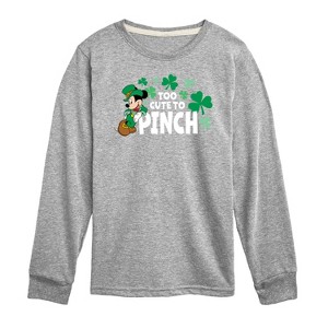 Boys' - Disney - Too Cute To Pinch Long Sleeve Graphic T-Shirt - 1 of 4