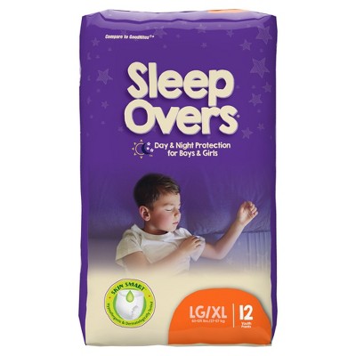 Cuties Sleep Overs Youth Youth Absorbent Underwear Large / X-Large 60 to 125 lbs. SLP05302, 48 Ct