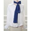 Allegra K Women's Skinny Silky Solid Color Long Scarves Waistband Neck Wraps 1 Pc - 2 of 4