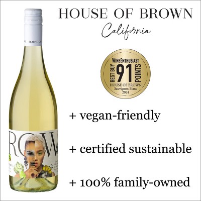 House of Brown Sauvignon Blanc White Wine - 750ml Bottle