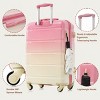 Lightweight Spinner Luggage Set with USB Charger and TSA Lock for Travel and Business 20" 24" 28" Inch - Cuddlewood - 2 of 4