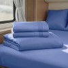 Nestl RV Queen Sheets, Super Soft 4PC Microfiber Sheet Set for Camper, Short Queen Sheets - 2 of 4