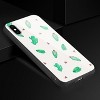 Reiko iPhone X/XS Hard Glass Design TPU Case with Cactus Design - 2 of 4