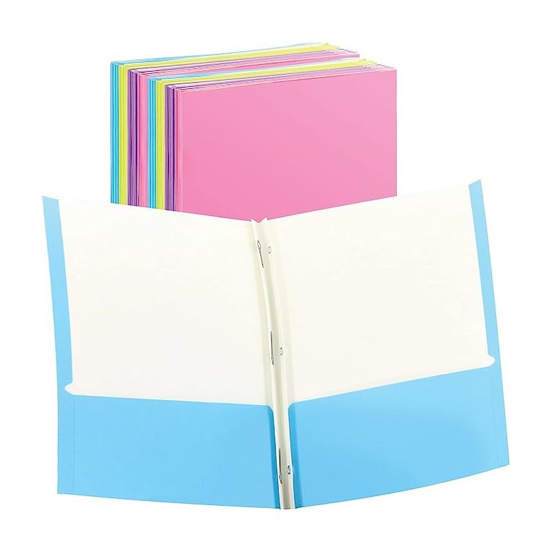 Enday 2 Pockets Paper Folders 24 PK, 1 of 6