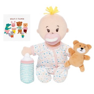Love, Stella Sleepy Time Set  Peach Doll with Blonde Tuft by Manhattan Toy - 1 of 4