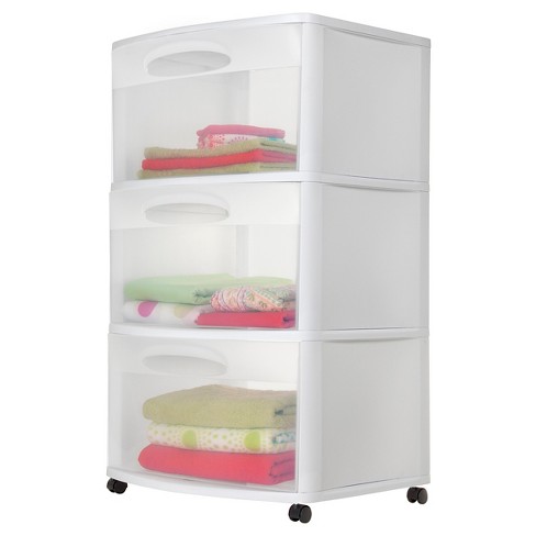 Black Large 3 Drawers Plastic Storage Drawers Latesthubs Com