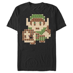 Men's Nintendo Zelda 8-Bit Map Link T-Shirt - 1 of 4