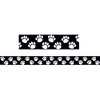 Teacher Created Resources® Black with White Paw Prints Border Trim, 35 Feet Per Pack, 6 Packs - image 2 of 2