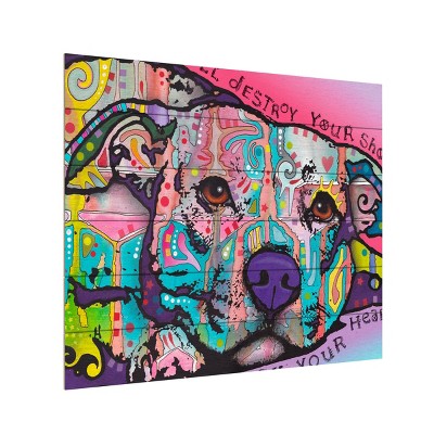 Dean Russo 'Never Break Your Heart' Wood Slat Art