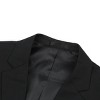 Cloudstyle Men's Suit Jacket One Button Slim Fit Sport Coat Daily Black Blazer - 4 of 4