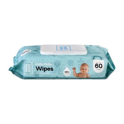 Image of Hello Bello Baby Wipes - 60 ct
