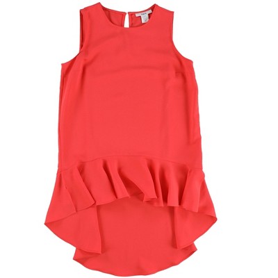 bar III Womens High-Low Peplum Blouse