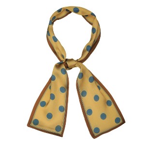 INSPIRE CHIC Women's Lovely Polka Dot Pattern Hair Band Neck Wraps 38.5x3.5 inches(LxW) - 1 of 4