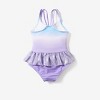 PATPAT Disney Frozen Elsa Toddler Girls One Piece Swimsuits Ruffles UPF 50+ Swimwear Beach Sport Bathing Suit - 3 of 4