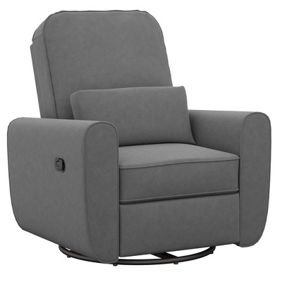 Baby Relax Kennedy Nursery Gliding Recliner Upholstered Accent Chair - Gray  : Target