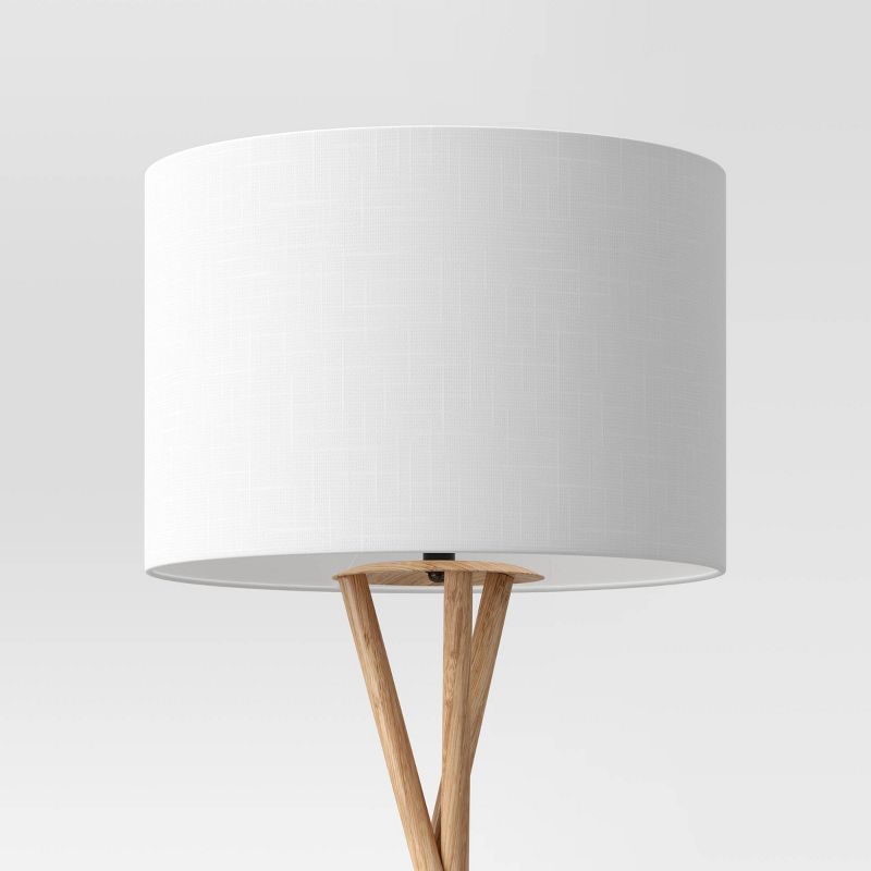 Modern Tripod Floor Lamp Natural - Threshold™, 4 of 7