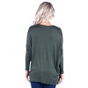 24seven Comfort Apparel Womens Oversized Long Sleeve Dolman Top - 3 of 4