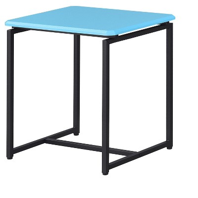 Vynxaria GT 3-Piece Violet Carbon Fiber Wrap Coffee & End Table Set