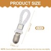 Unique Bargains Cotton Loop Metal Clothing Towel Storage Clips 4.3" - 2 of 4