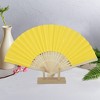Unique Bargains Halloween Christmas Portable DIY 7-Inch Blank Folding Fan 1 Pc - 4 of 4