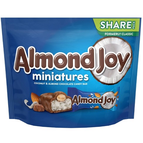 Almond Joy Miniature Chocolates 10 2oz Target