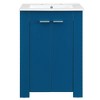 Modway Maybelle 24" Bathroom Vanity – Wall-Mount Cabinet with Modern Matte Finish and Cut-Out Drawer Handle - 3 of 4