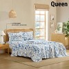 HLC.ME Floral Bed Sheets - Bed Sheet Set - Wrinkle Resistant & Ultra Soft - Fits Mattresses up to 15 Inches Deep - 3 of 4