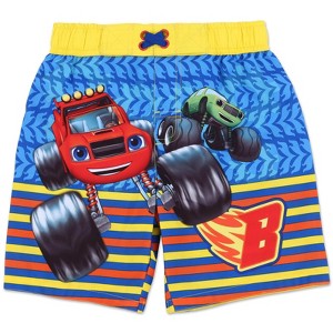 Blaze and the Monster Machines Swim Trunks Bathing Suit Little Kid - 1 of 4