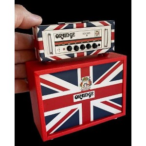 Axe Heaven - Axe Heaven Orange ROCKER 30 Miniature UK Union Jack Stack Guitar Amplifier Replica Collectible - 1 of 3