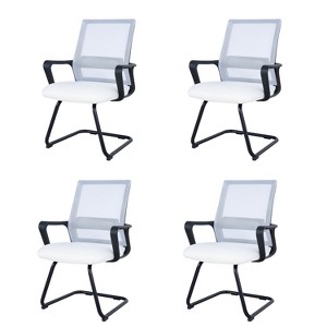 Home Imports Emporium Mesh Guest Chair – Ergonomic Reception Seating for Office or Lobby – Set of 2/4/6/8 - 1 of 4