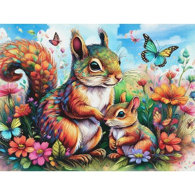 Sunsout Squirrel Family 300 pc   Jigsaw Puzzle 73110