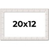 PosterPalooza | Sculpted White Picture Frame - UV Acrylic, Backing Board, Hanging Hardware Included - 2 of 4