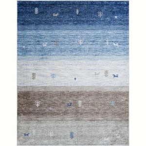 Unique Loom Gabbeh Collection Area Rug - Khersak - 1 of 4