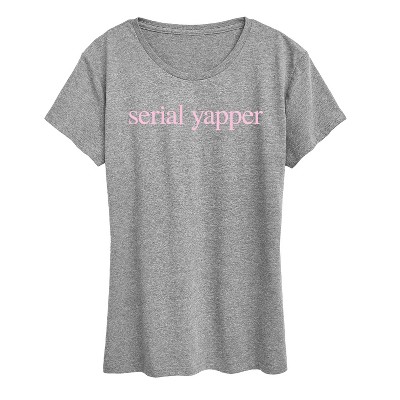 Women's - Instant Message - Serial Yapper Short Sleeve Graphic T-Shirt