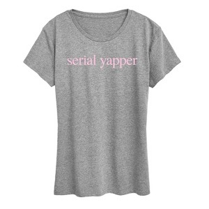 Women's - Instant Message - Serial Yapper Short Sleeve Graphic T-Shirt - 1 of 4