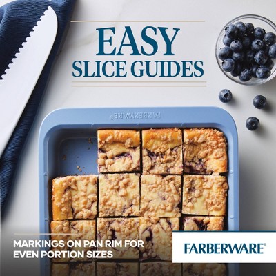 Farberware Easy Solutions 9" Nonstick Steel Bakeware Square Cake Pan - Thumbnail 5