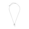 SHINE by Sterling Forever Open Rectangle & Circle Pendant Necklace - silver - 2 of 3