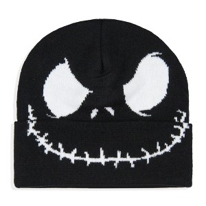 The Nightmare Before Christmas Jack Skellington Big Face Adult Cuff Beanie - 1 of 4