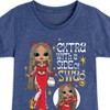 Girls' - LOL Surprise! - Extra w/ a Side of Swag Fitted Short Sleeve Graphic T-Shirt - 2 of 4