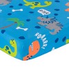 EVERYDAY KIDS Toddler Fitted Sheet and Pillowcase Set -Dinosaur Toddler - Soft Breathable Microfiber Toddler Sheet Set - 4 of 4