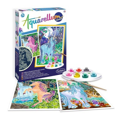 12ct Painting Kit Aquarellum Phospho Unicorns - SentoSphere USA