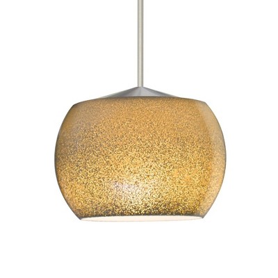 Besa Lighting Keno 1 - Light Pendant in  Satin Nickel
