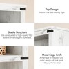 3 Tier Bookcase, Farmhouse Book Shelf with Storage - 4 of 4