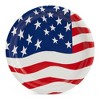 Blue Panda 80 Pack 4th of July Accessories Disposable Paper Plates for BBQ, American Flag, 9 in - 3 of 4