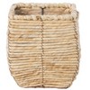 Vintiquewise Woven Square Flower Pot Planter with Leak-Proof Plastic Lining - 4 of 4