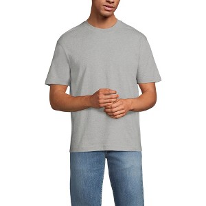 Lands' End Men's Short Sleeve Super-T Crew Relaxed Fit Tee - 1 of 3