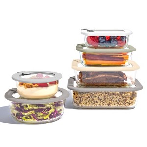 Bentgo 12pc Glass Signature Glass Food Storage Set - 1 of 4
