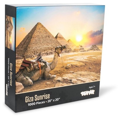 Giza Sunrise Ancient Egypt 1000 Piece Jigsaw Puzzle