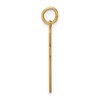 Black Bow Jewelry 14k Yellow Gold Laser Designed Ankh Cross Pendant - 2 of 4
