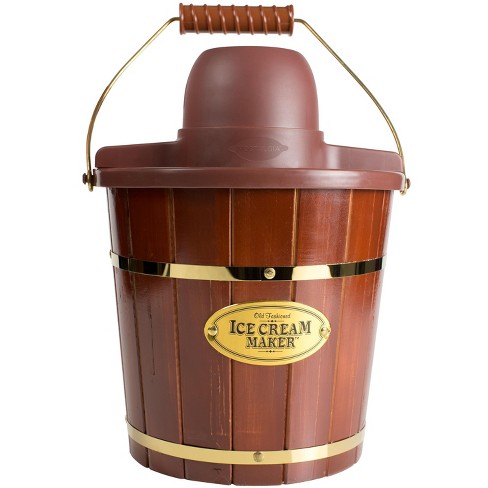 Nostalgia NWICM4DB 4-Quart Wood Bucket Ice Cream Maker - image 1 of 4